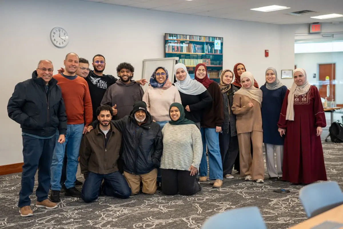 Brothers and sisters smiling together after a weekly Sirah session